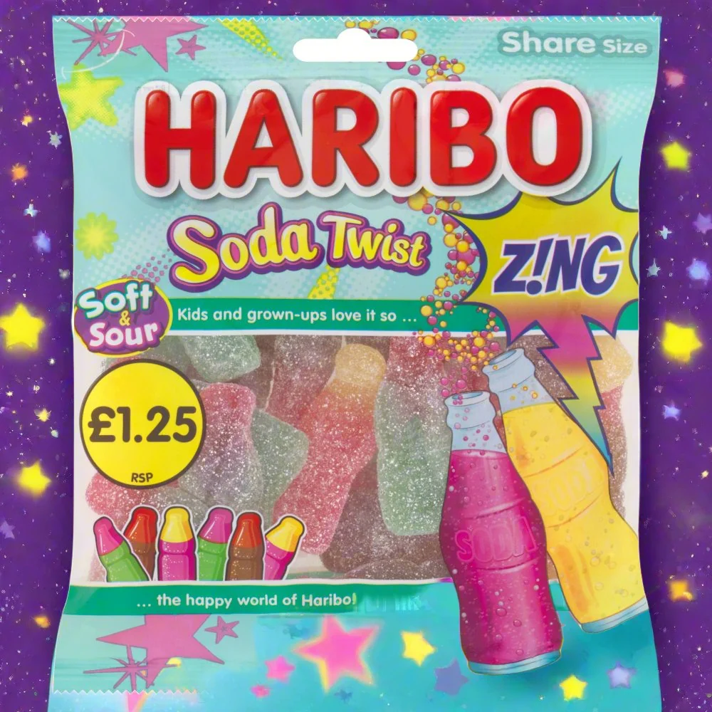 Haribo Soda Twist Zing 160g