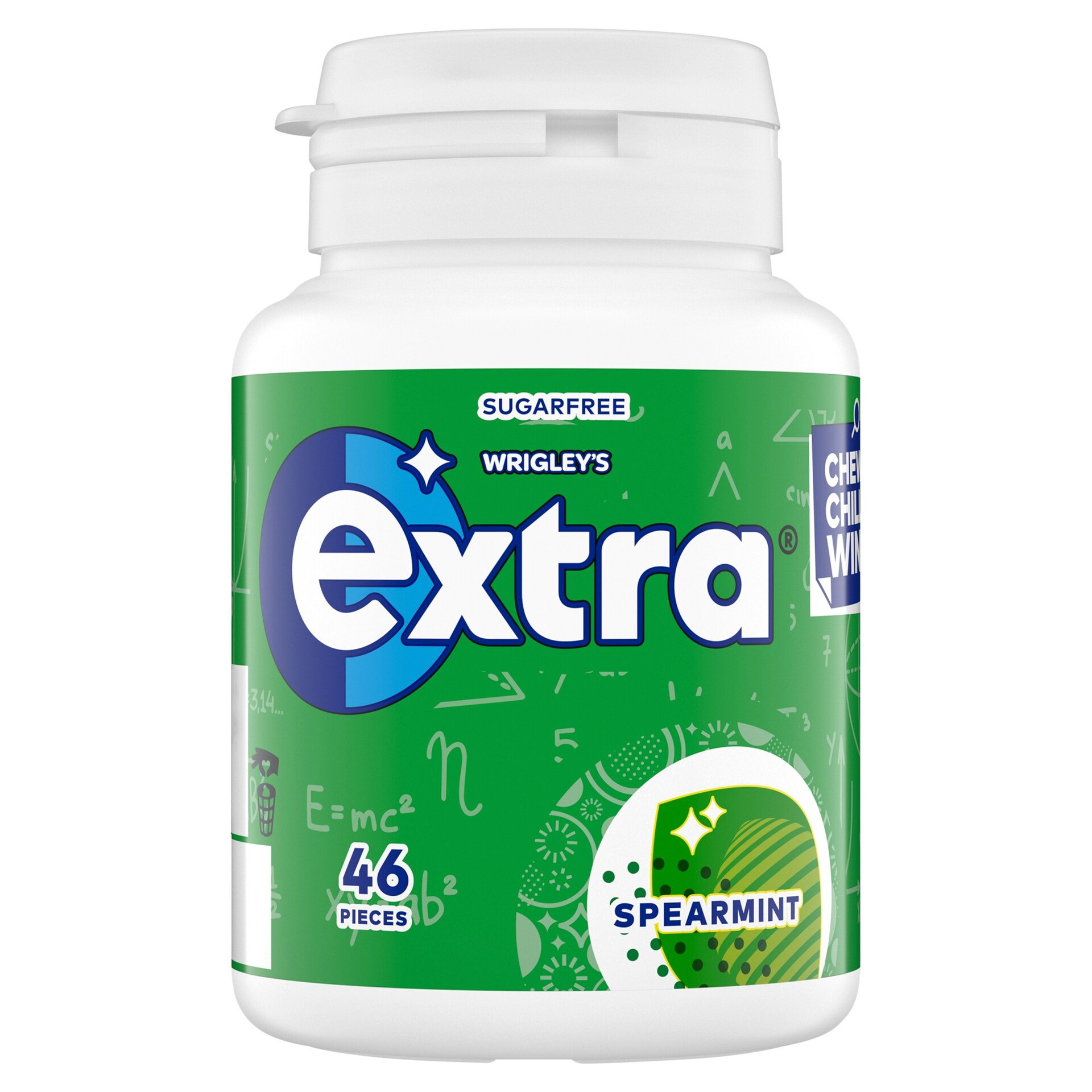 Wrigley's Extra Spearmint Sugar Free Chewing Gum 46 Pieces 64g