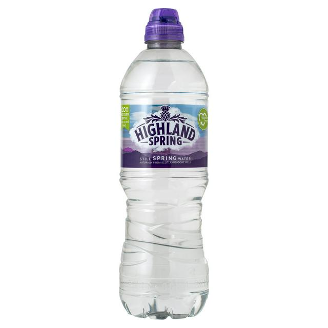 Highland Spring Still Water 750ml Sports Cap – Pure Scottish Spring Water