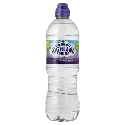 Highland Spring Still Water 750ml Sports Cap – Pure Scottish Spring Water