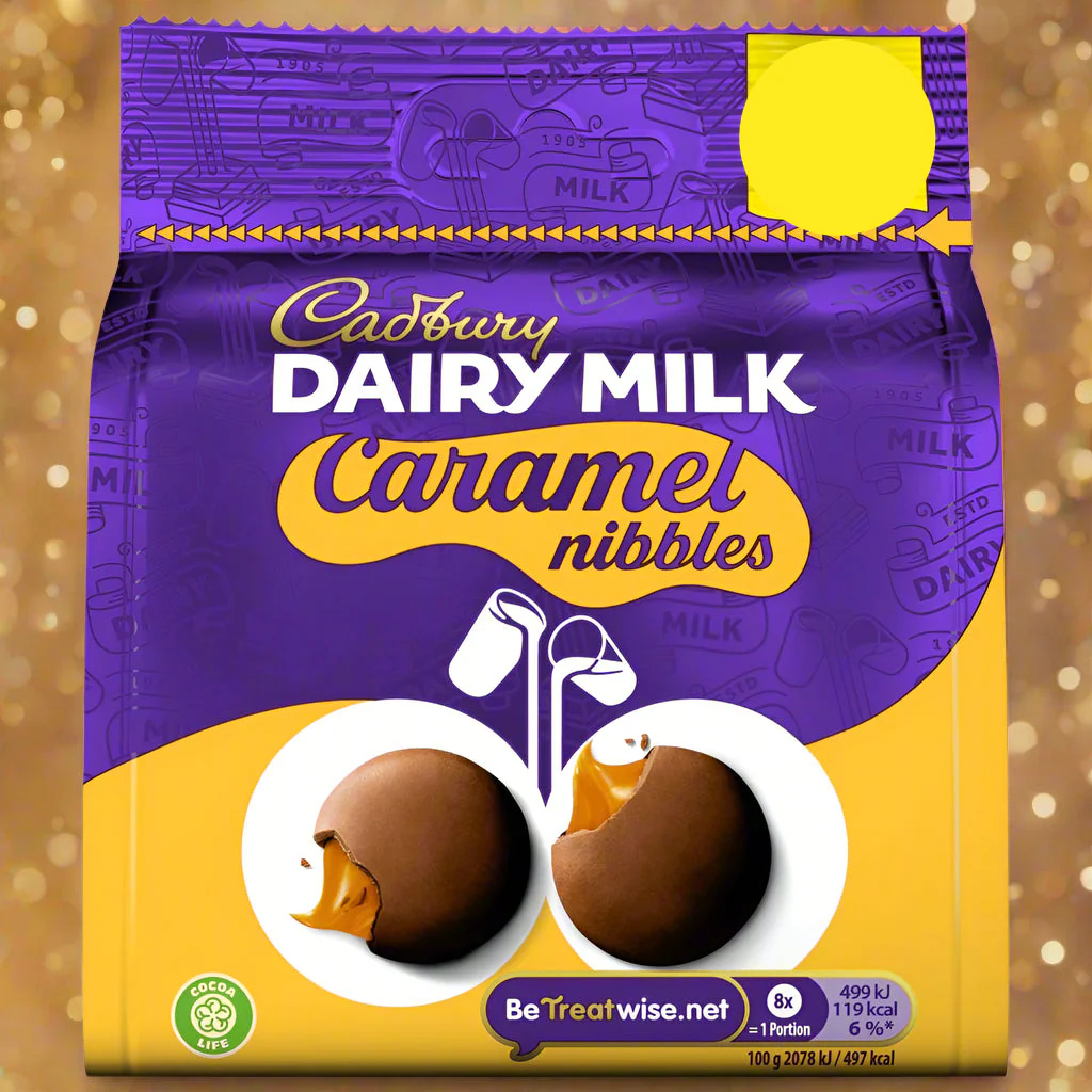 Cadbury Dairy Milk Caramel Nibbles Bag 85g