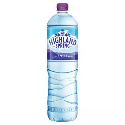 Highland Spring Still Water 1.5 Liter Sports Cap – Pure Scottish Spring Water
