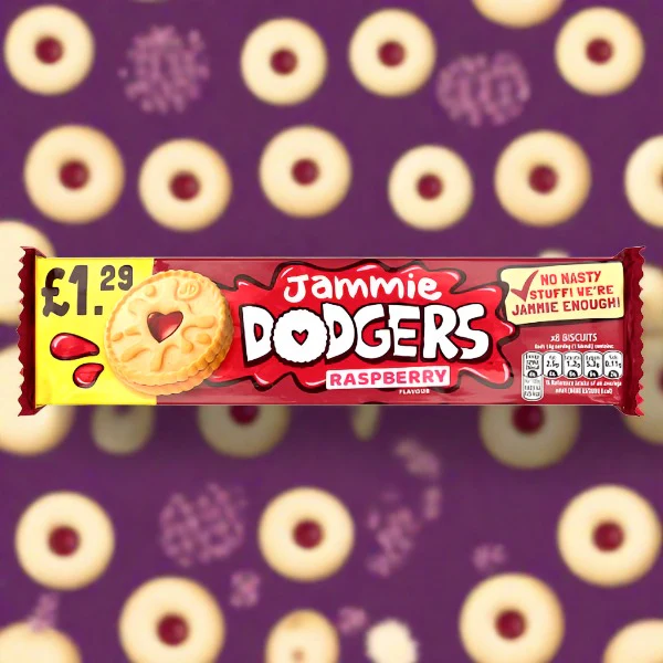 Jammie Dodgers 8 Biscuits Raspberry Flavour 140g