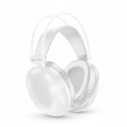 Wireless Headphones with RGB Lights (White)