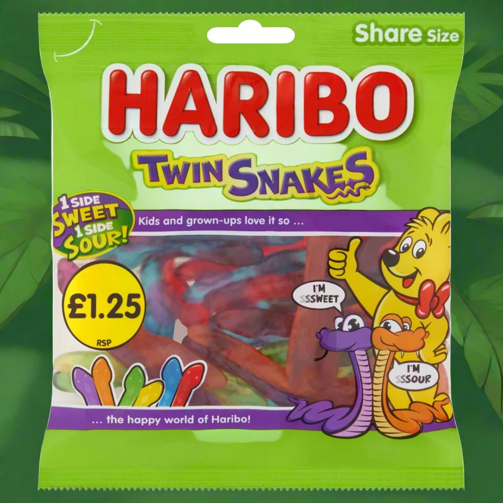 Haribo Twin Snakes 140g