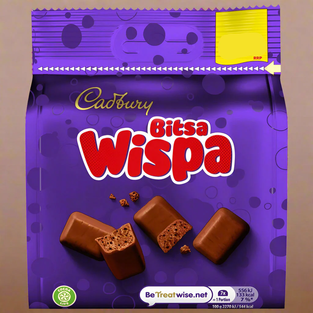 Cadbury Bitsa Wispa Chocolate Bag 85g