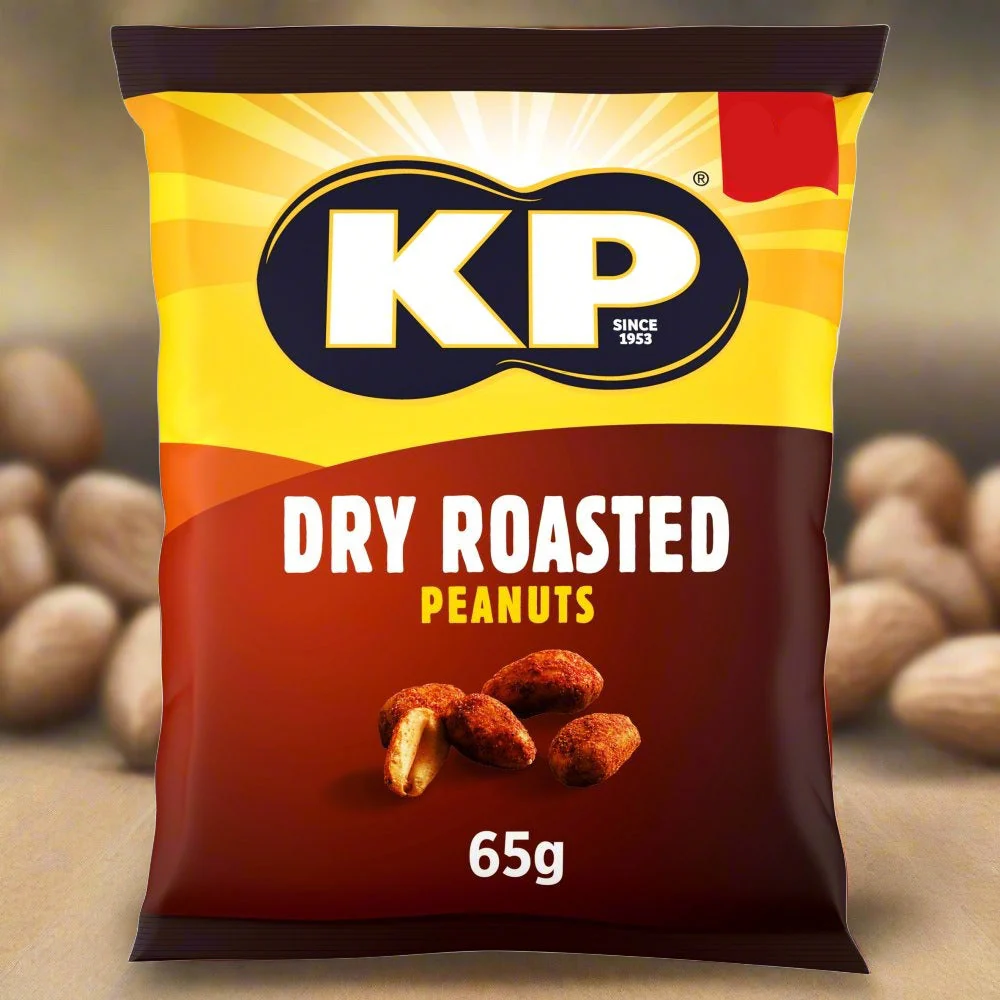 KP Dry Roasted Peanuts 65g