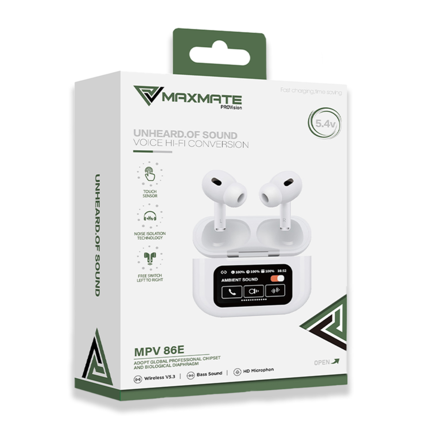 Wireless Headphones  White — Unleash Unheard-Of Sound Power