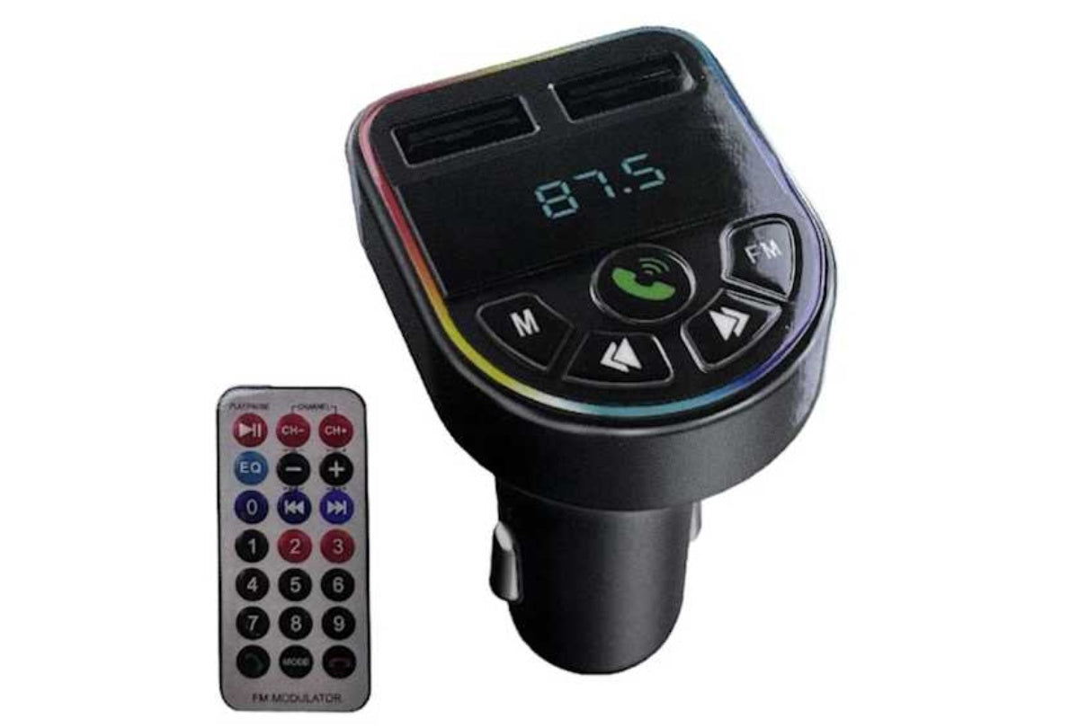 Bluetooth Car Charger with FM Transmitter