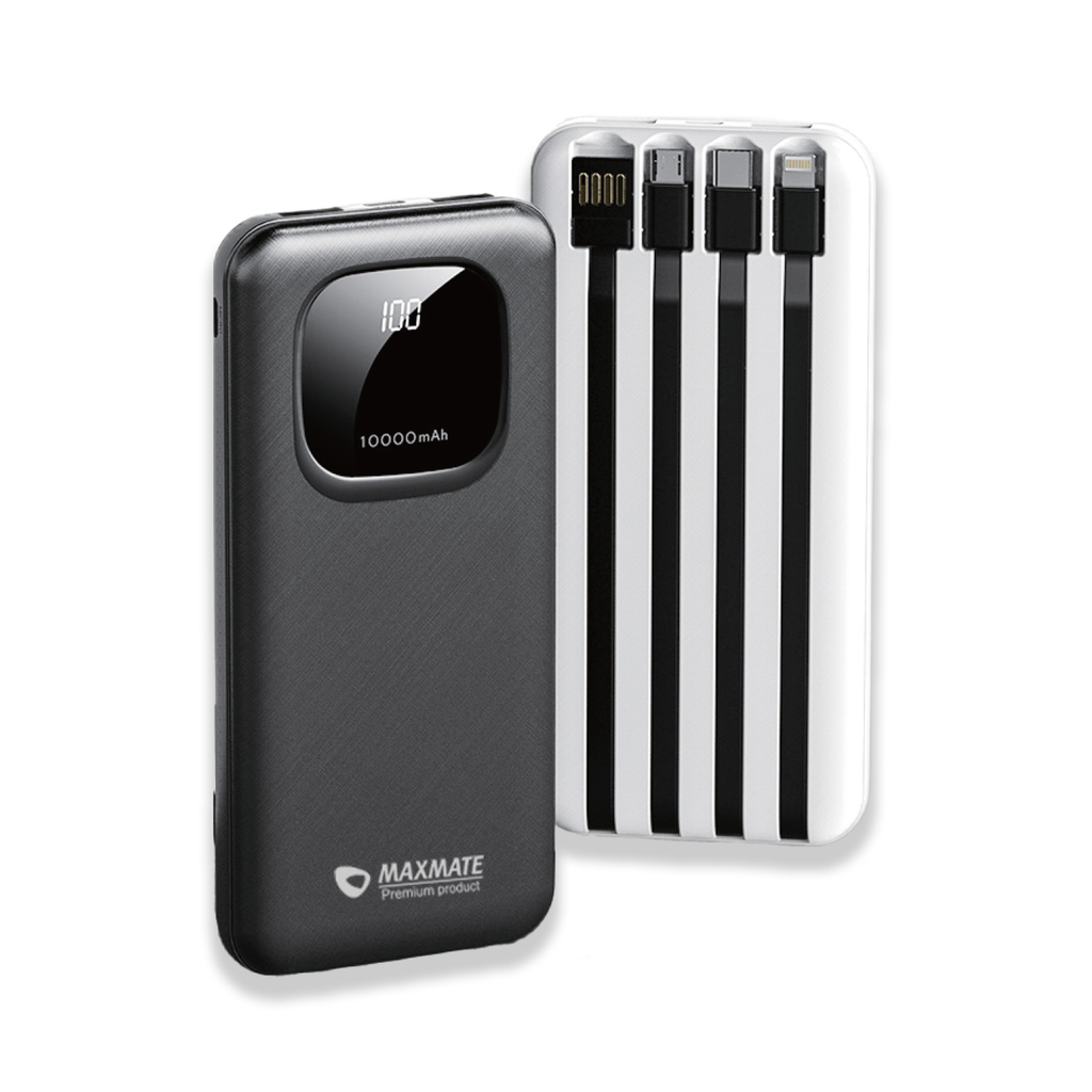 Power Bank 10000mah with Cables MMP10C