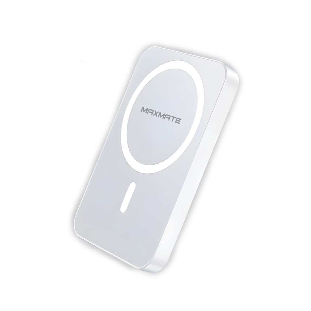 Power Bank Magnetic MagSafe Wireless 5000mAh White