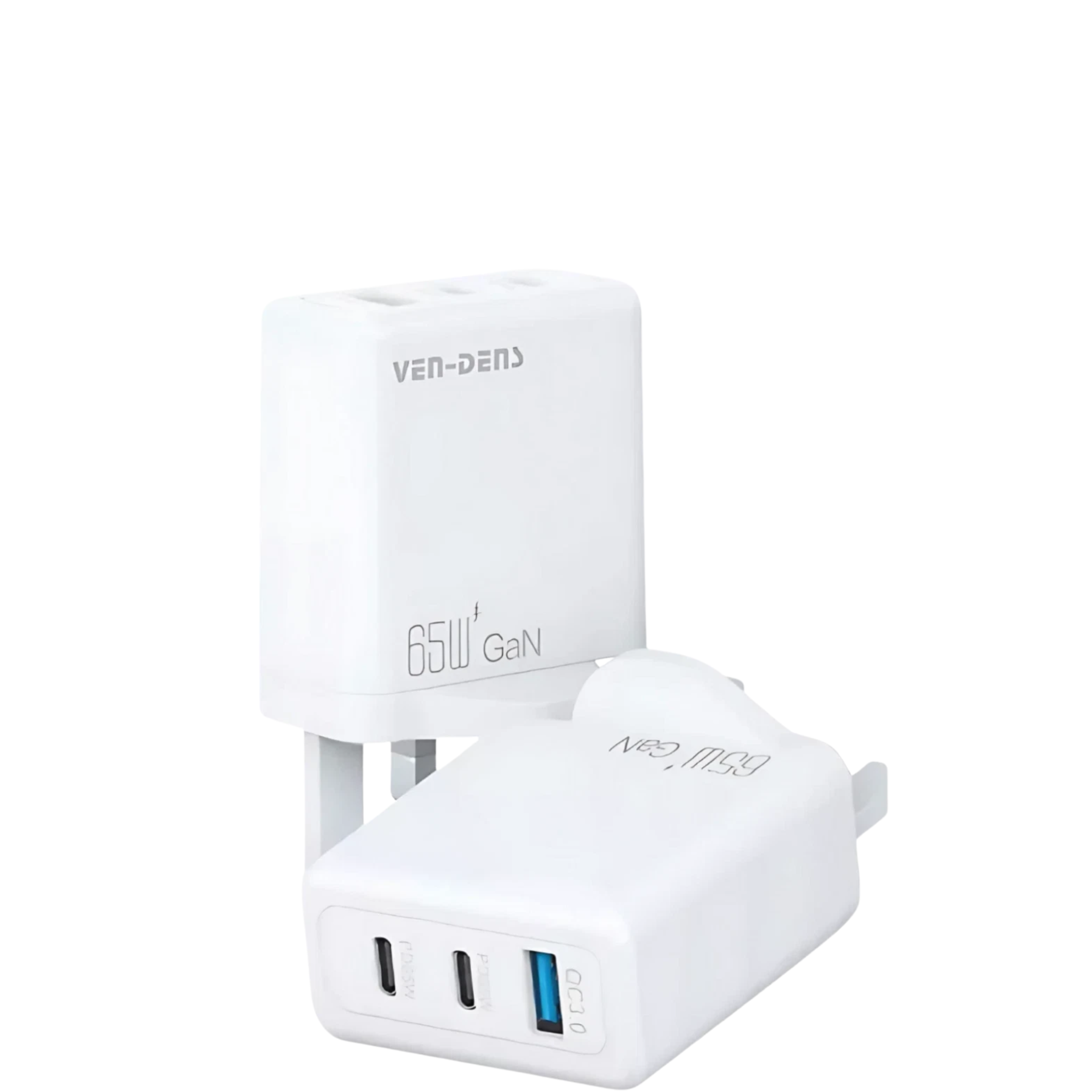 65W Charger Adaptor GaN PD Fast Charging UK Plug