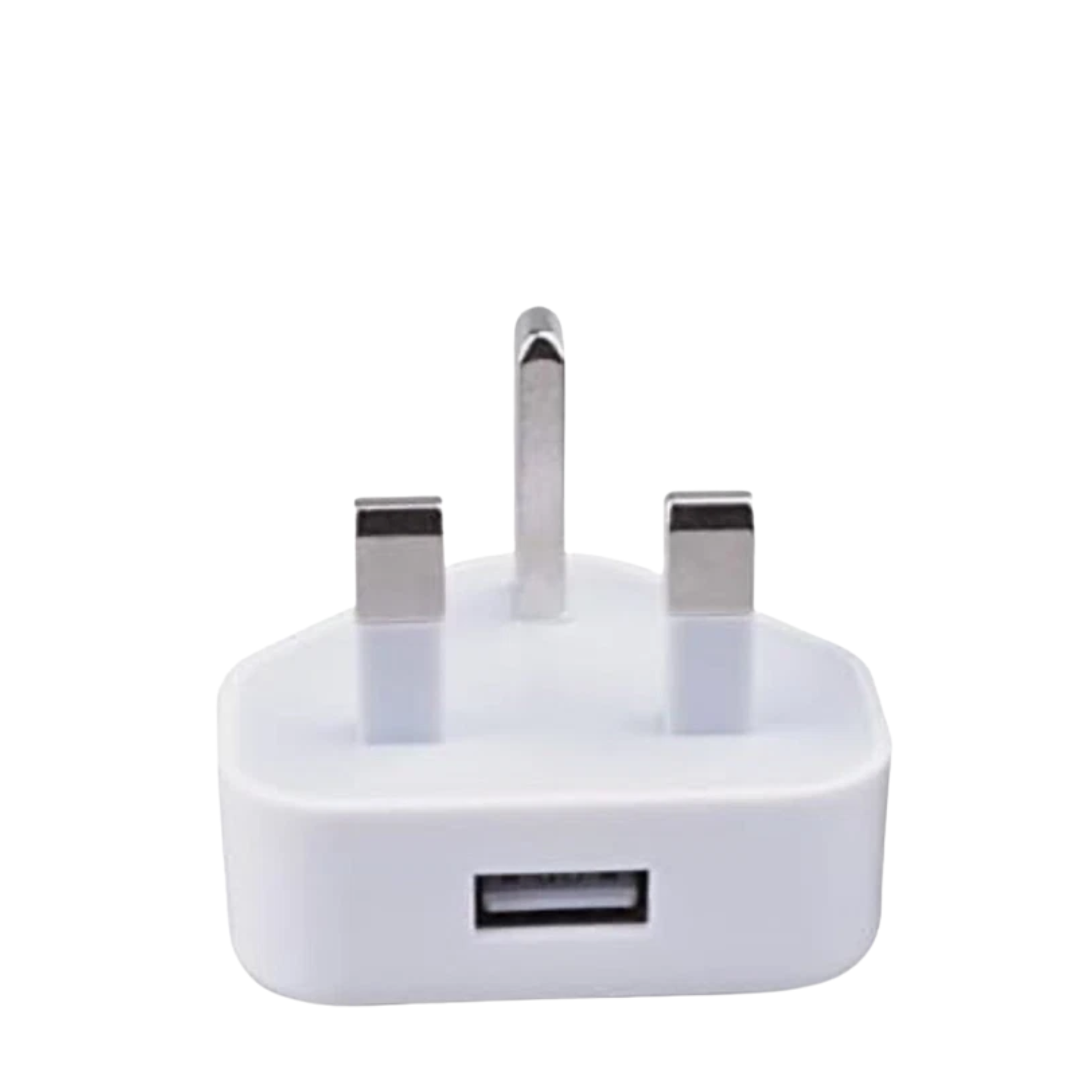 3 Pin USB Plug Adapter Mains Wall Charger