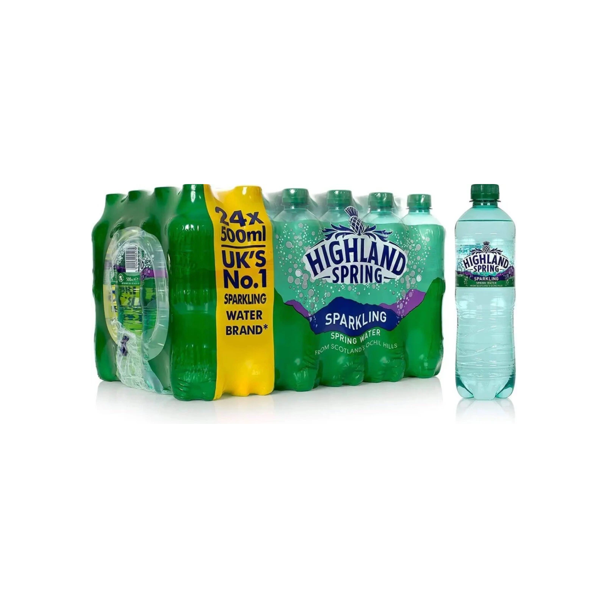 Highland Spring Sparkling Water – Gently Sparkling Scottish Spring Water