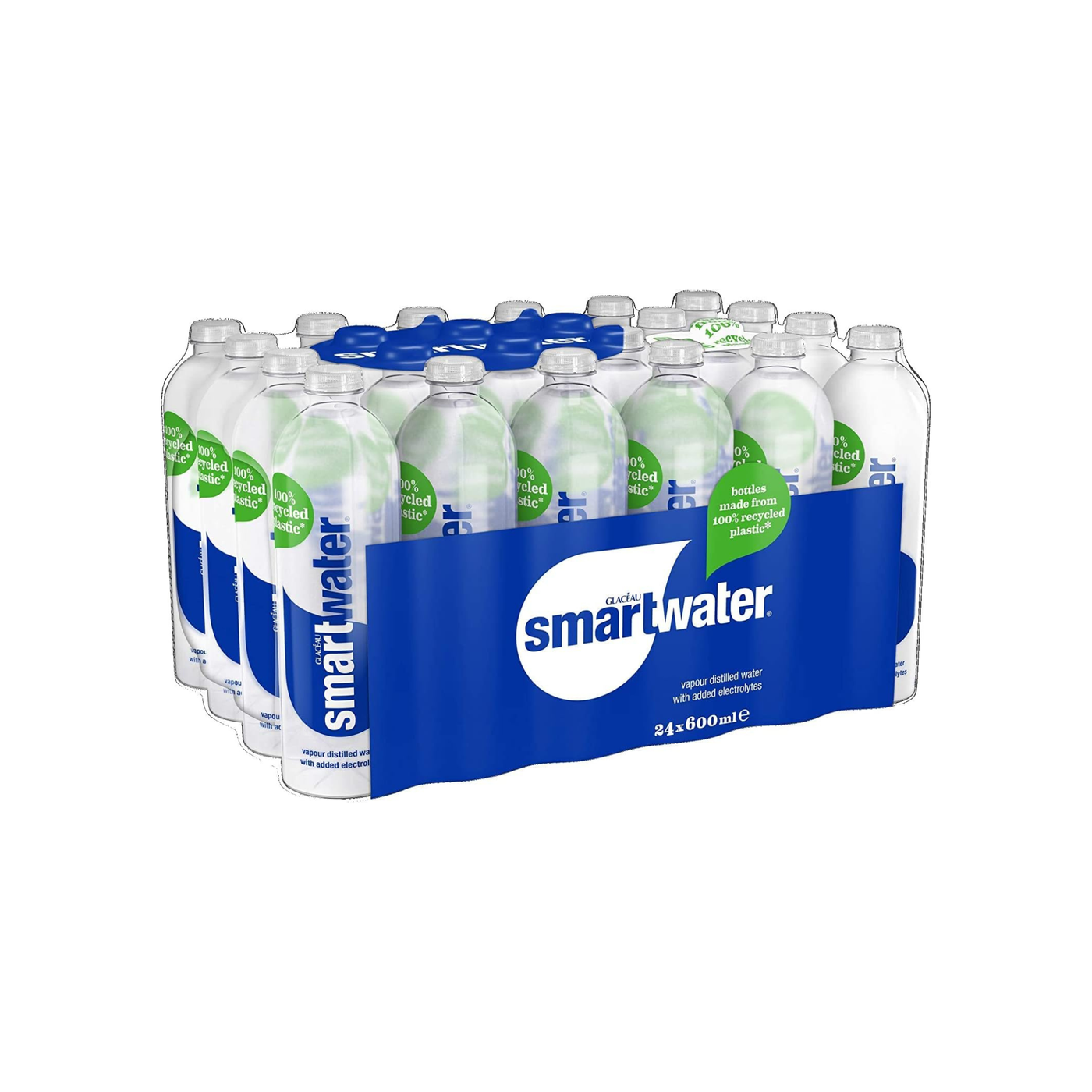 Glacéau Smartwater 600ml – Vapour Distilled Water with Added Electrolytes