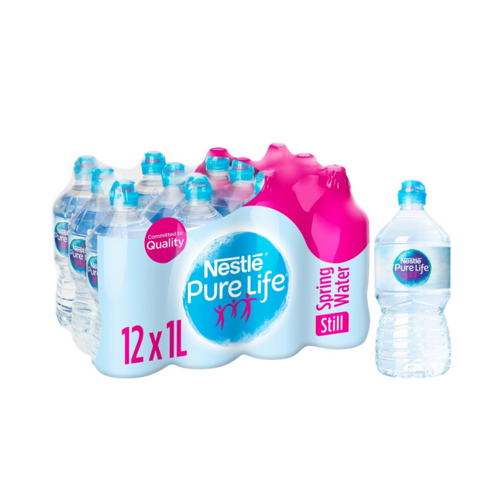 Nestlé Pure Life Still Water – 1 Litre Sports Cap