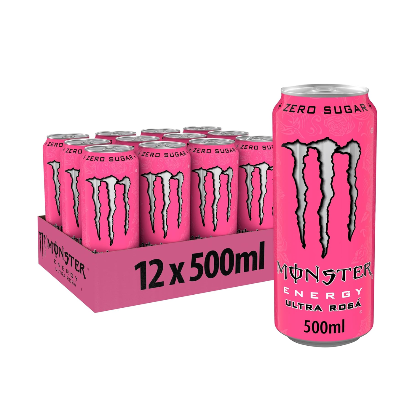 Monster Ultra Rosa Energy Drink – 500ml Can