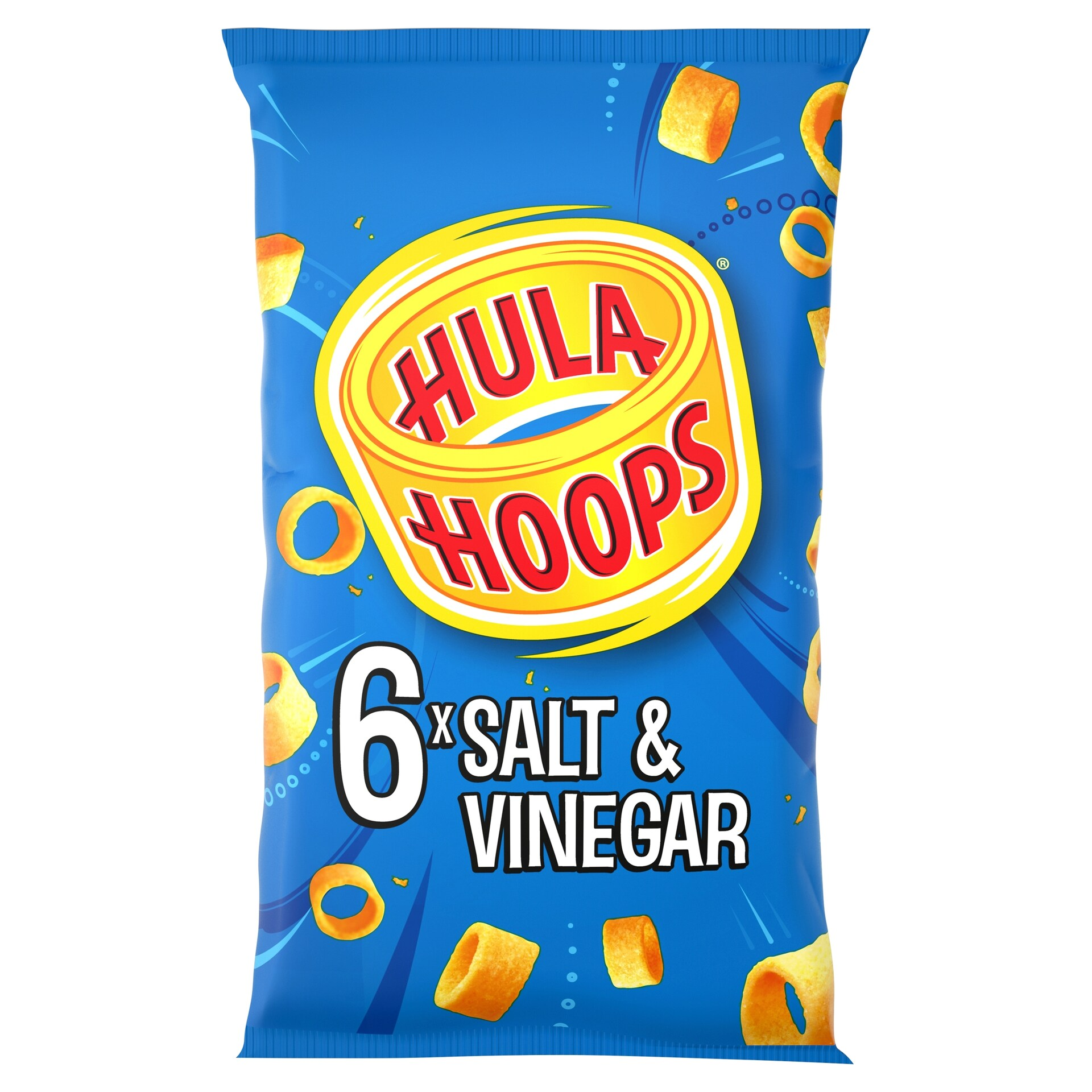 Hula Hoops Salt & Vinegar Multipack Crisps 6x24g