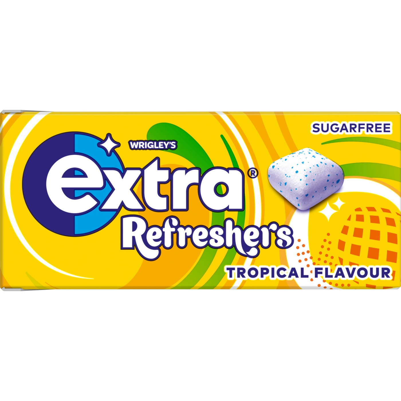 Extra Refreshers Tropical Sugarfree Chewing Gum Handy Box 7 pieces