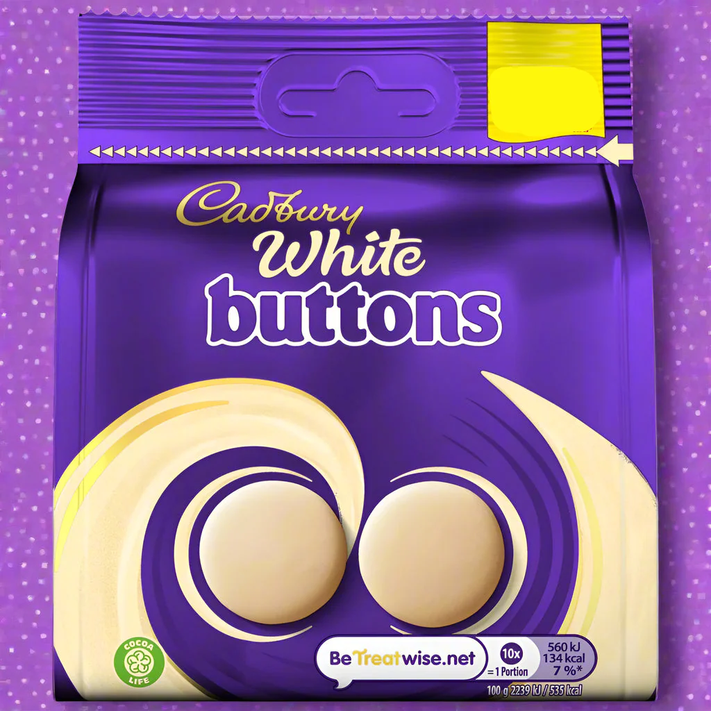 Cadbury White Buttons 85g