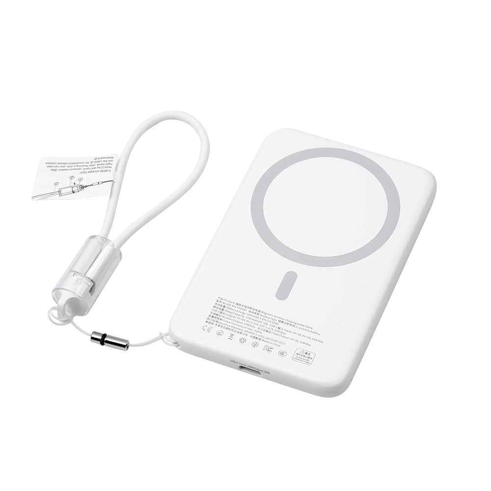 Fast Charging Power Bank 5000mAh Ultra Slim Magnetic