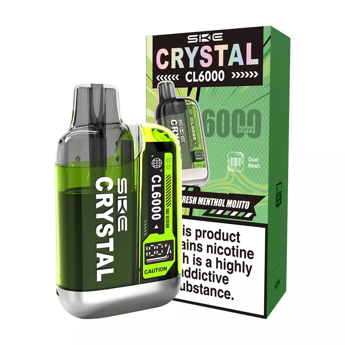 SKE Crystal CL6000 Prefilled Pod Kit