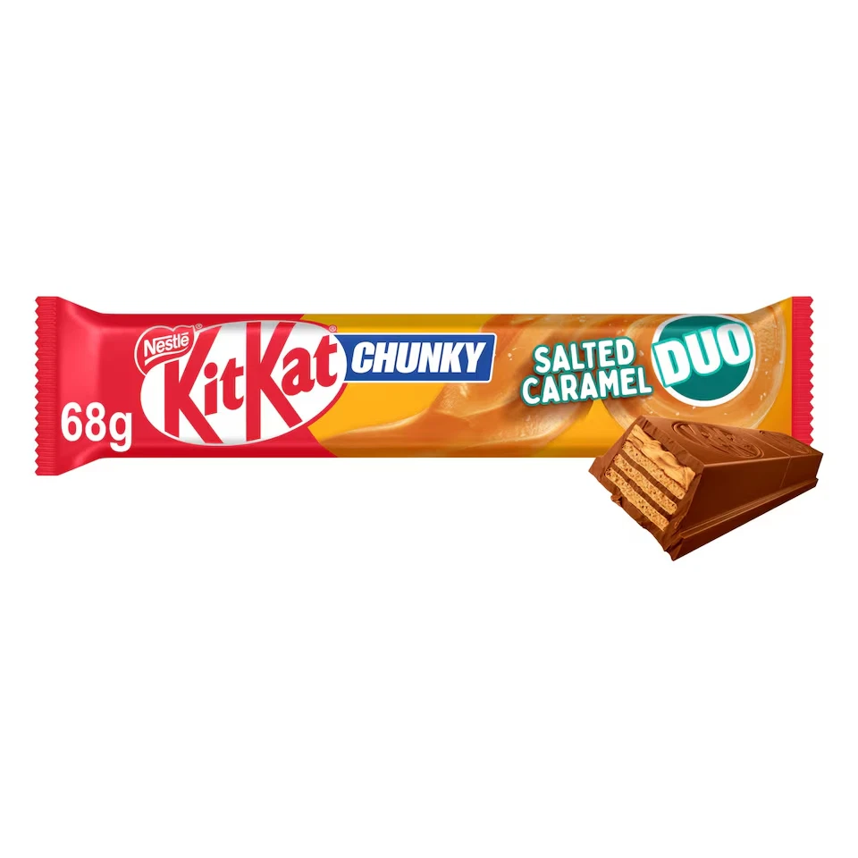 Nestle Kitkat Chunky Salted Caramel Duo 68g